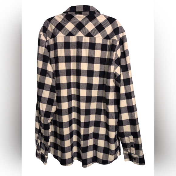 Yuengling Flight Casual Mens Blue and White Checkered Casual Flannel Shirt 3XL - Picture 4 of 7